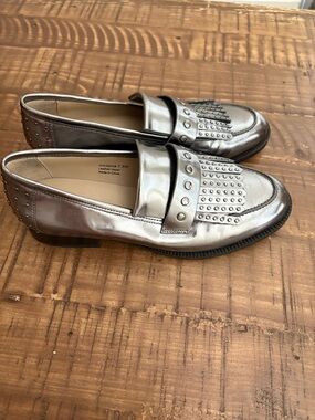 Silver/ Pewter Women’s Loafers by Botkier